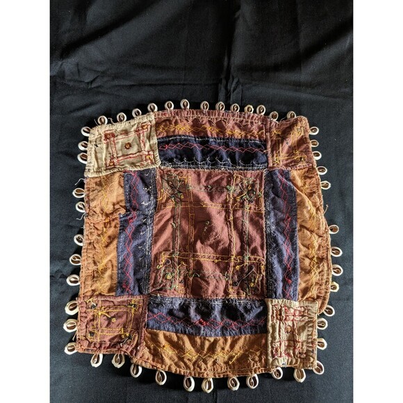 Vintage Banjara Gala, India Tribal Textile Folk Art Piece - Picture 2 of 10